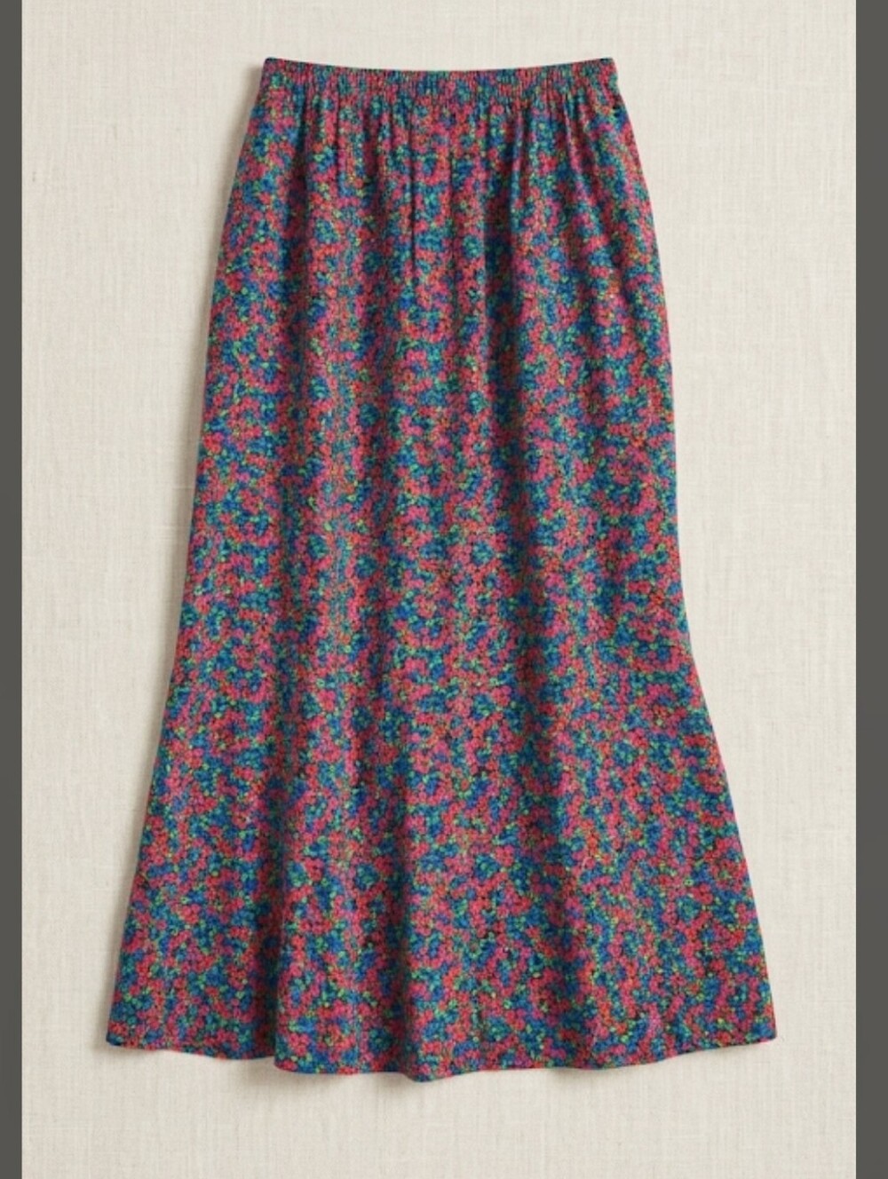 Carole Little Sport Floral Maxi Skirt Size 12 - Picture 6 of 12